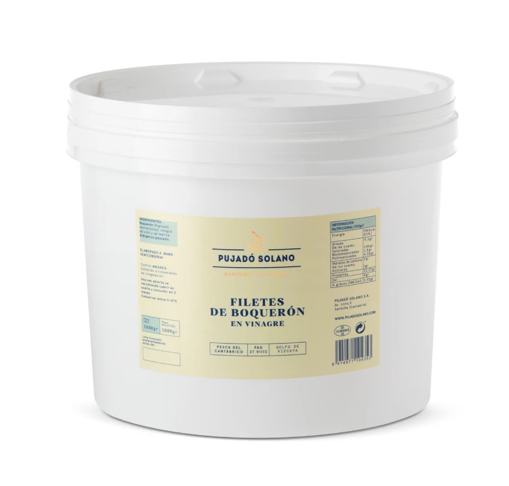 Filetes de Boquerón 3800g - Calidad Premium para Restaurantes Gourmet -  Anchoas y Boquerones en Perú